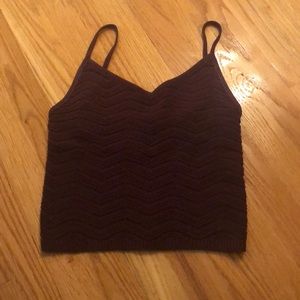 Sweater tank top